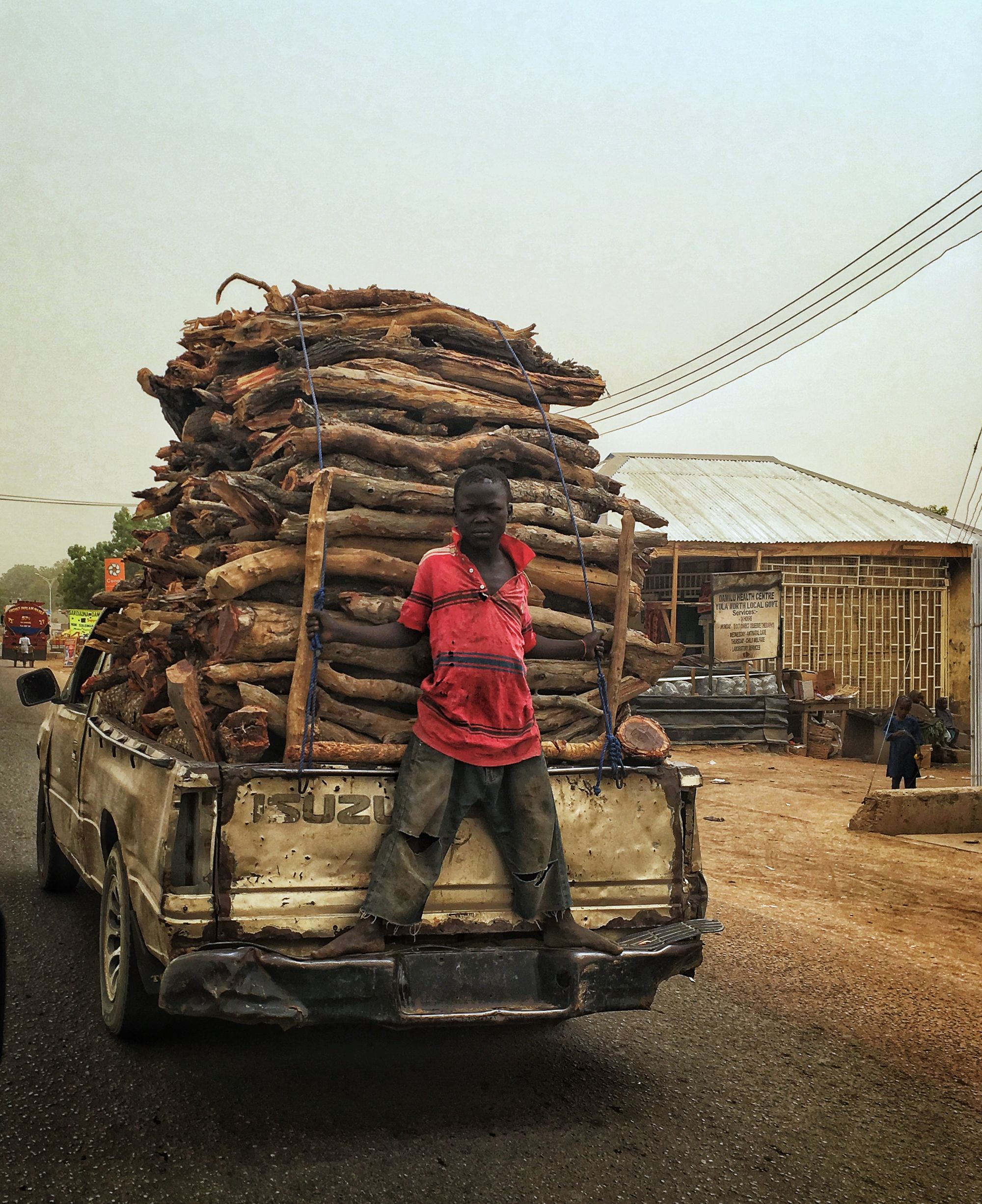 I was on my way to the airport in Yola to take a flight back to Lagos. 